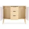 Credenza in Legno - Stile Scandinavo - 3 cassetti - Roger image 7