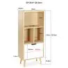 Credenza in Legno - Stile Scandinavo - 4 scomparti - Roin image 7