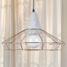 Lampada a Soffitto Design Retrò - Lampada Sospesa in Metallo e Cemento - Giotto image 7