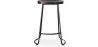 Sgabello da bar - Design industriale - Legno e metallo - 66 cm - Adriel image 7