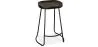 Sgabello da bar - Design industriale - Legno e metallo - 66 cm - Adriel image 7
