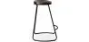 Sgabello da bar - Design industriale - Legno e metallo - 66 cm - Adriel image 7