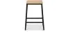 Sgabello da bar di design industriale - Legno e metallo - 60cm - Big Boy image 7