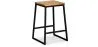 Sgabello da bar di design industriale - Legno e metallo - 60cm - Big Boy image 7