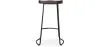 Sgabello da bar - Design industriale - Legno e metallo - 76cm - Aiyana image 7