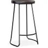 Sgabello da bar - Design industriale - Legno e metallo - 76cm - Aiyana image 7