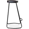 Sgabello da bar - Design industriale - Legno e metallo - 76cm - Aiyana image 7