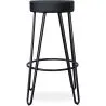 Sgabello rotondo - Design industriale - 80 cm - Elan image 7