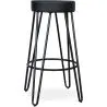 Sgabello rotondo - Design industriale - 80 cm - Elan image 7