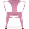 Sedia per bambini con braccioli - Sedia per bambini - Design industriale - Acciaio - Stylix image 7