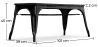 Banco di Design Industriale - Legno e Metallo - Stylix image 7