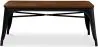 Banco di Design Industriale - Legno e Metallo - Stylix image 7