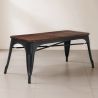 Banco di Design Industriale - Legno e Metallo - Stylix image 7