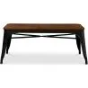 Banco di Design Industriale - Legno e Metallo - Stylix image 7