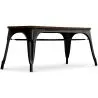 Banco di Design Industriale - Legno e Metallo - Stylix image 7