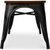 Banco di Design Industriale - Legno e Metallo - Stylix image 7