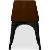 Banco di Design Industriale - Legno e Metallo - Stylix image 7
