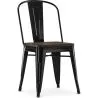 Sedia da pranzo - Design industriale - Legno e acciaio - Stylix image 7