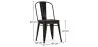 Sedia da pranzo - Design industriale - Legno e acciaio - Stylix image 7