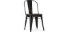 Sedia da pranzo - Design industriale - Legno e acciaio - Stylix image 7