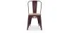 Sedia da pranzo - Design industriale - Legno e acciaio - Stylix image 7