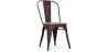 Sedia da pranzo - Design industriale - Legno e acciaio - Stylix image 7