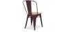 Sedia da pranzo - Design industriale - Legno e acciaio - Stylix image 7