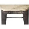 Sgabello da bar - Design industriale - Acciaio e legno - 76cm - Stylix image 7
