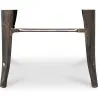 Sgabello da bar - Design industriale - Acciaio e legno - 76cm - Stylix image 7