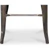Sgabello da bar - Design industriale - Legno e metallo - 76cm - Stylix image 7