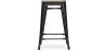 Sgabello da bar di design industriale - Legno e acciaio - 61 cm - Stylix image 7