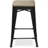 Sgabello da bar di design industriale - Legno e acciaio - 61 cm - Stylix image 7