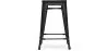 Sgabello da bar - Design industriale - Legno e acciaio - 61 cm - Stylix image 7