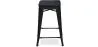 Sgabello da bar - Design industriale - Legno e acciaio - 61 cm - Stylix image 7