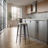 Sgabello da bar con schienale - Design industriale - 76 cm - Stylix image 7