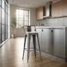 Sgabello da bar con schienale - Design industriale - 76 cm - Stylix image 7