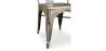 Sedia da pranzo in acciaio - Design industriale - Nuova edizione - Stylix image 7