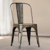 Sedia da pranzo in acciaio - Design industriale - Nuova edizione - Stylix image 7