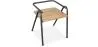 Sedia da pranzo - Design industriale - Legno e metallo - Achak image 7
