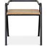 Sedia da pranzo - Design industriale - Legno e metallo - Achak image 7