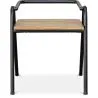 Sedia da pranzo - Design industriale - Legno e metallo - Achak image 7