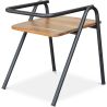 Sedia da pranzo - Design industriale - Legno e metallo - Achak image 7