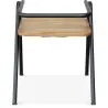 Sedia da pranzo - Design industriale - Legno e metallo - Achak image 7