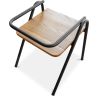Sedia da pranzo - Design industriale - Legno e metallo - Achak image 7