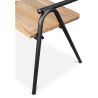 Sedia da pranzo - Design industriale - Legno e metallo - Achak image 7