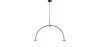 Lampada a Soffitto a Sfera di Vetro - Lampada a Sospensione a 2 Bracci - Josephine image 7