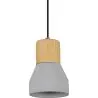 Lampada a soffitto in legno e cemento - Lampada a sospensione in Stile Scandinavo - Minnie image 7