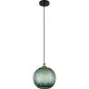Lampada da soffitto dal design vintage - Lampada a sospensione a sfera verde - Viola image 7
