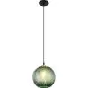 Lampada da soffitto dal design vintage - Lampada a sospensione a sfera verde - Viola image 7