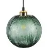 Lampada da soffitto dal design vintage - Lampada a sospensione a sfera verde - Viola image 7
